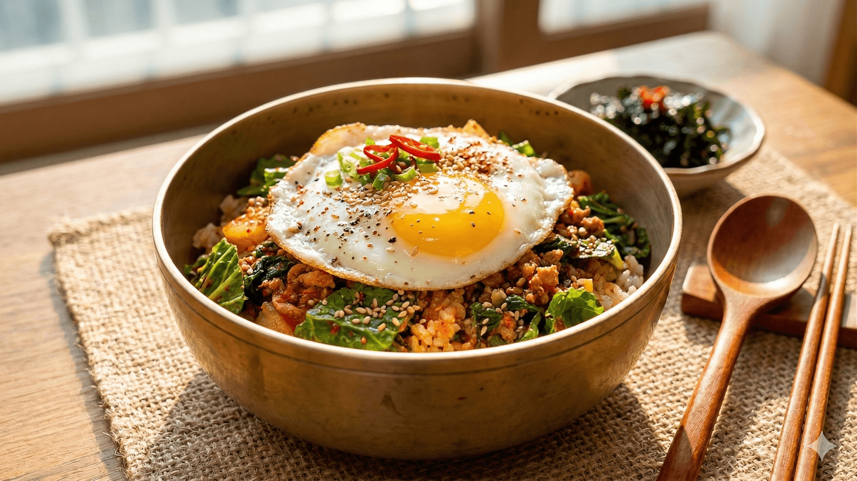 韓国を席巻する素朴な春の味：ボムドン（春白菜）ビビンバ